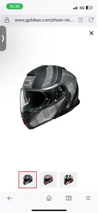 Shoei Neotec II size M with integrated sena headset