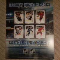 NHL Hockey Night Heroes Canada Post 22x28 marketing poster 2016
