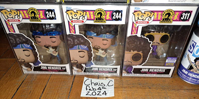 Jimi Hendrix funko pops & sodas $20 to $220 each in Arts & Collectibles in City of Toronto - Image 2