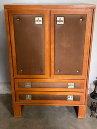 1970s wooden cabinet