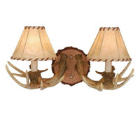 Rustic Antler Wall Sconces
