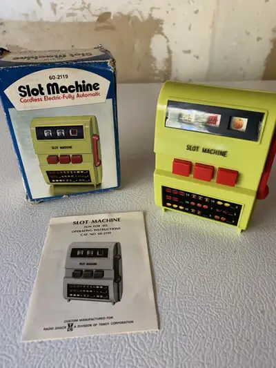 Vintage 1976 WACO Battery Operated Slot Machine, View more