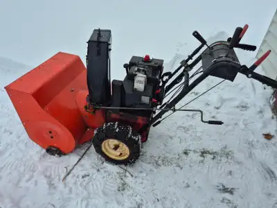 8 hp snowblower  26 wide eletric start, View more