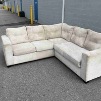 Large Sectional Double Armed Couch 