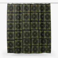 EOL shower curtain (yellow and black)
