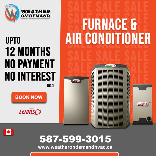 Furnace & AC Sale!!! Financing Available!! in Heaters, Humidifiers & Dehumidifiers in Edmonton