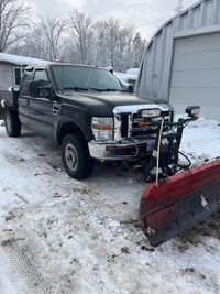 2009 f250 4x4  with boss plow 
