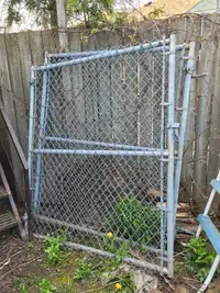 2 Fence Gates, Heavy Duty, 58w x 68 each gate, lockable