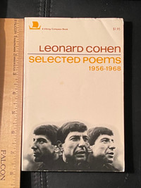  Leonard Cohen: selected poems 1956–1968 vintage softcover 