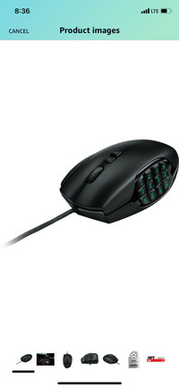 (BRAND NEW) - (SEALED BOX)  Logitech G600 MMO Wired Gaming Mouse