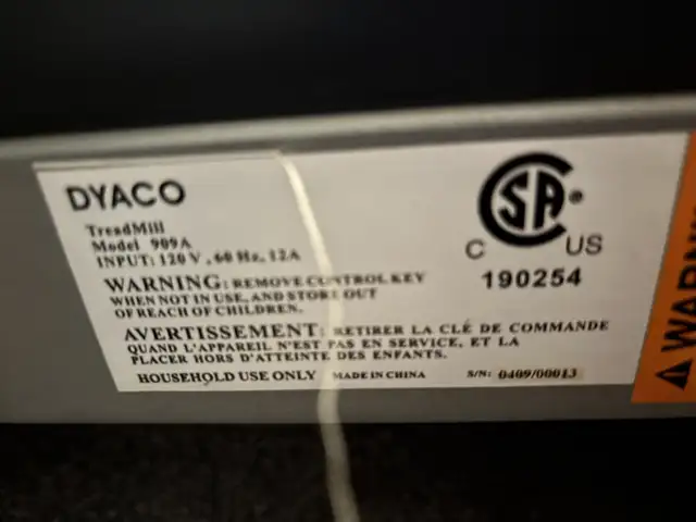 FreeSpirit Treadmill - Dyaco in Exercise Equipment in Vernon - Image 9