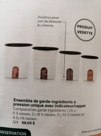 Garde-ingrédients de Tupperware 