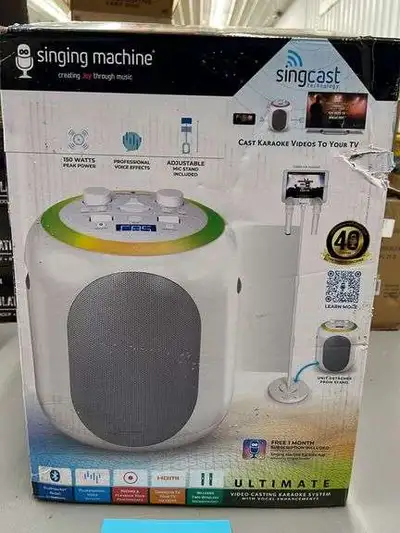 Singing Machine SMC2040 Ultimate Karaoke System, 50 watts System, View more