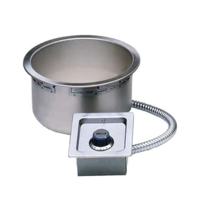 2 available with accessories. Wells heavy-duty, top-mount, drop-in, round food warmers are designed...