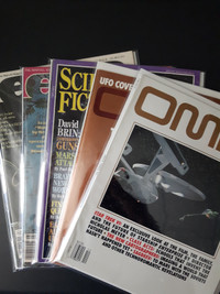 Vintage Magazines-Omni/Epic/Science Fiction Age