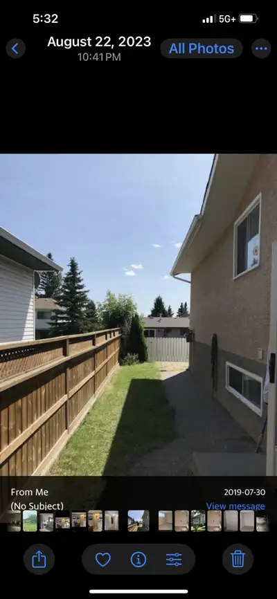 2 bedroom basement suite Utilities included Fenced back yard and private parking Close to LRT, Crowf...