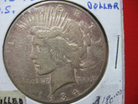 rare 1934s filled S Peace dollar