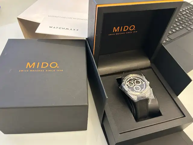 NEW - Mido Ocean Star CaptainChronograph Quartz Men's watch in Jewellery & Watches in Oakville / Halton Region - Image 3