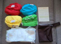 BRAND NEW 4x Reusable cloth diapers NEVER USED