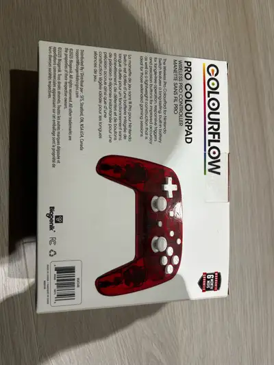 Manette sans fil Pro Colourflow pour Nintendo Switch – (Rouge), View more