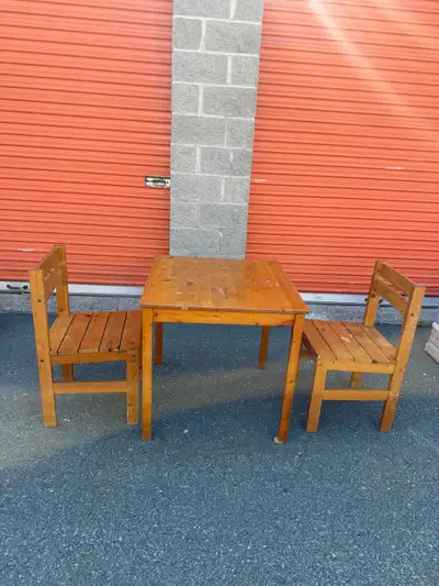 Table and 2 Chairs set, View more