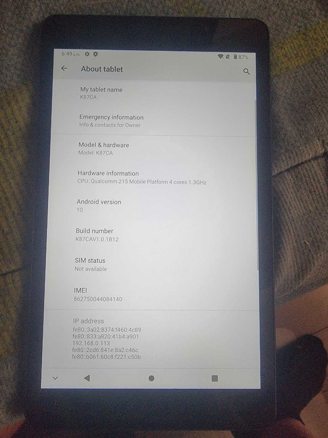ZTE 8 inch Tablet in iPads & Tablets in Medicine Hat - Image 4