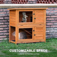 NEW:  2-Tier Indoor/Outdoor Bunny and/or Small Animal Hutch