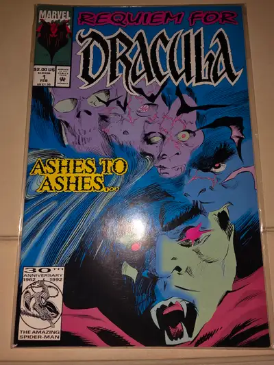 Requiem For Dracula Ashes To Ashes Marvle Comics Novel Magazine, View more