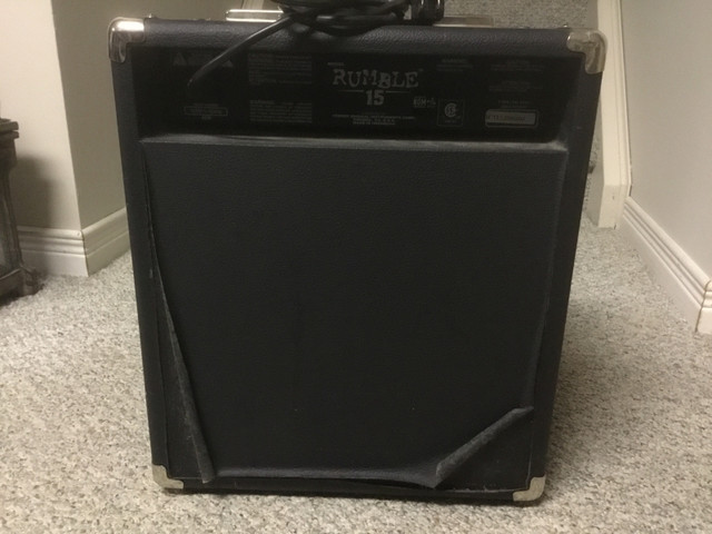 Fender Rumble 15 bass amp. in Guitars in Norfolk County - Image 3