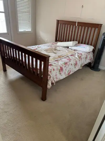 Single Bed with mattress is free for pick up, View more