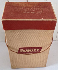 Antiquité circa 1940  Boîte à souliers La Compagnie Paquet