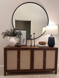 55" Rattan Buffet Cabinet Markham / York Region Toronto (GTA) Preview