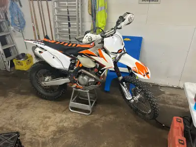 I have a very well minted 2015 Ktm 450 xcf for sale or preferably trade for a 2 stroke woods bike. B...