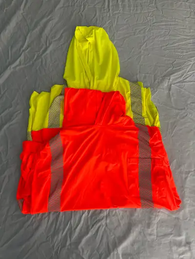 Men’s Hi-Vis Long Sleeve Work Shirt/Hoodie Size XL $20 For Both , View more