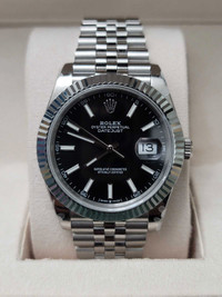 Ro|ex Datejust 41mm Black Dial (Brand New with Box)