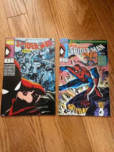 Spider-Man Saga #2 & 3 (Dec 1991, Marvel) comics, View more