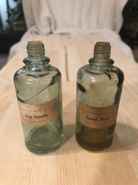 Two Beautifully Handcrafted 50+ yo Egyptian Perfume Bottles 