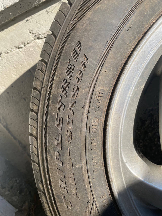 4 X Goodyear 16” tires 225/60R16 with rims new in Tires & Rims in Kitchener / Waterloo - Image 4
