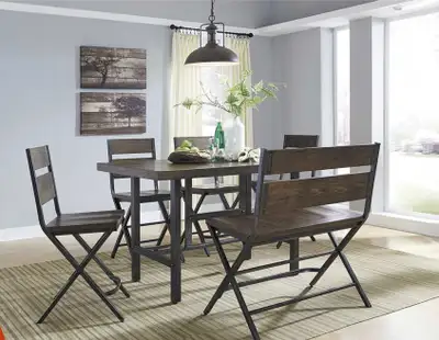 4 stools, 1 bench and 1 table. I’m selling the set because I’m down sizing. Serious inquiries only,...