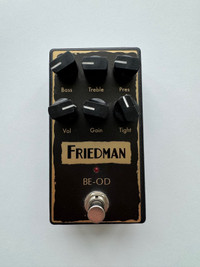 Friedman BE-OD Overdrive Pedal (Mint Condition)