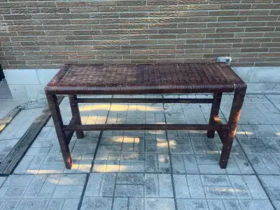 Rattan Bench, View more