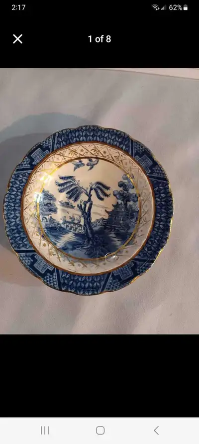 Vintage Booths Real Old Willow saucer, View more