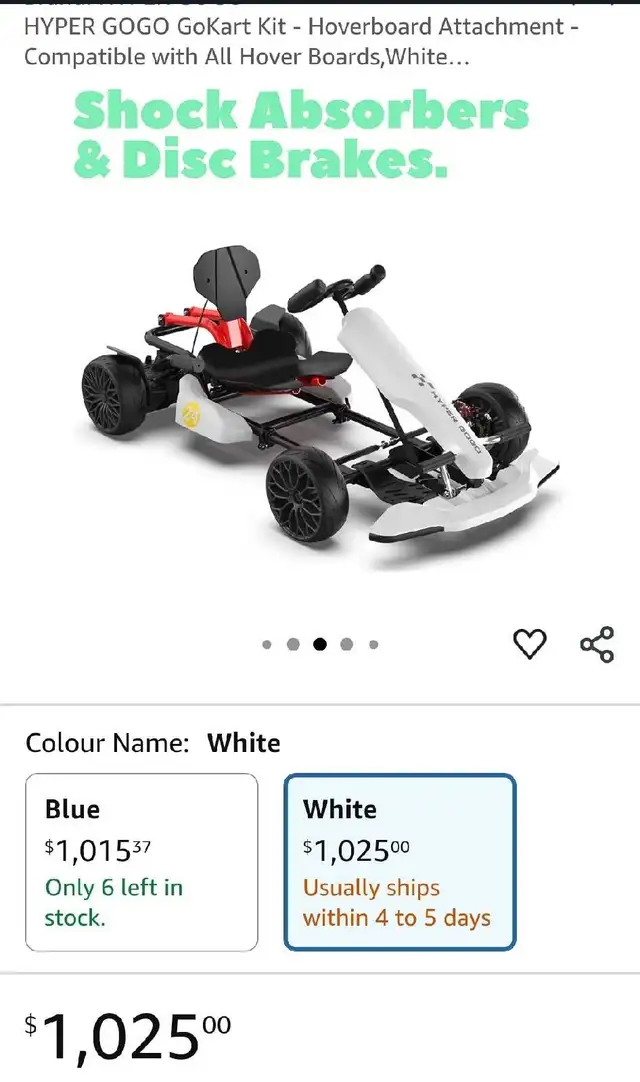 HYPER GOGO DriftGoKart Kit-Hoverboard Attachment Read Decription in General Electronics in Oshawa / Durham Region - Image 7