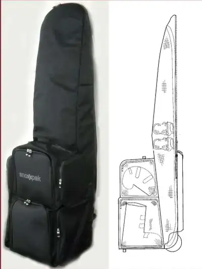 Snowboard bag new rolling , View more