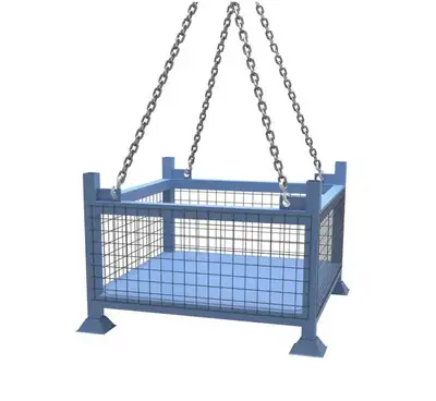 CRANE BIN, MATERIAL HANDLING BASKET, LIFTING BASKET,CRANE BASKET, View more