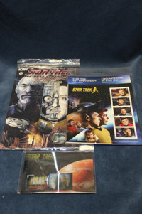 Star Trek Collector Lot, Comic Book and Postage Stamps Lot