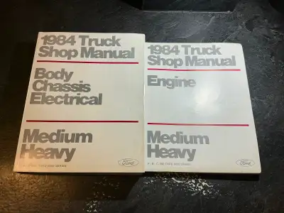 1984 Ford F,B & C 600-8000 Medium & Heavy Truck Repair Manuals, View more