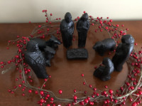 Nativity Scene crafted in ceramic - Christmas