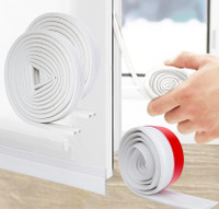 New door weather stripping seal strip sound-light-bug proofing 