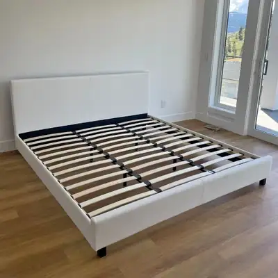 Luxury Upholstered Bed & Mattress Set – Queen Size Comfort, View more